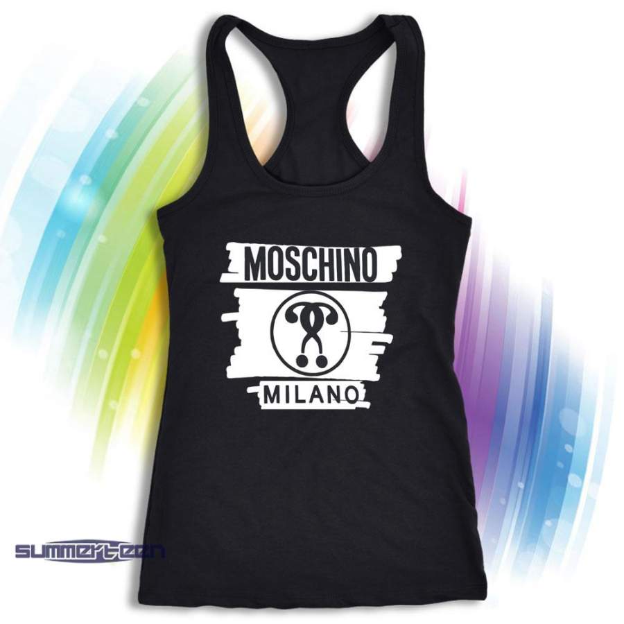 Moschino Milano Women’S Tank Top Racerback