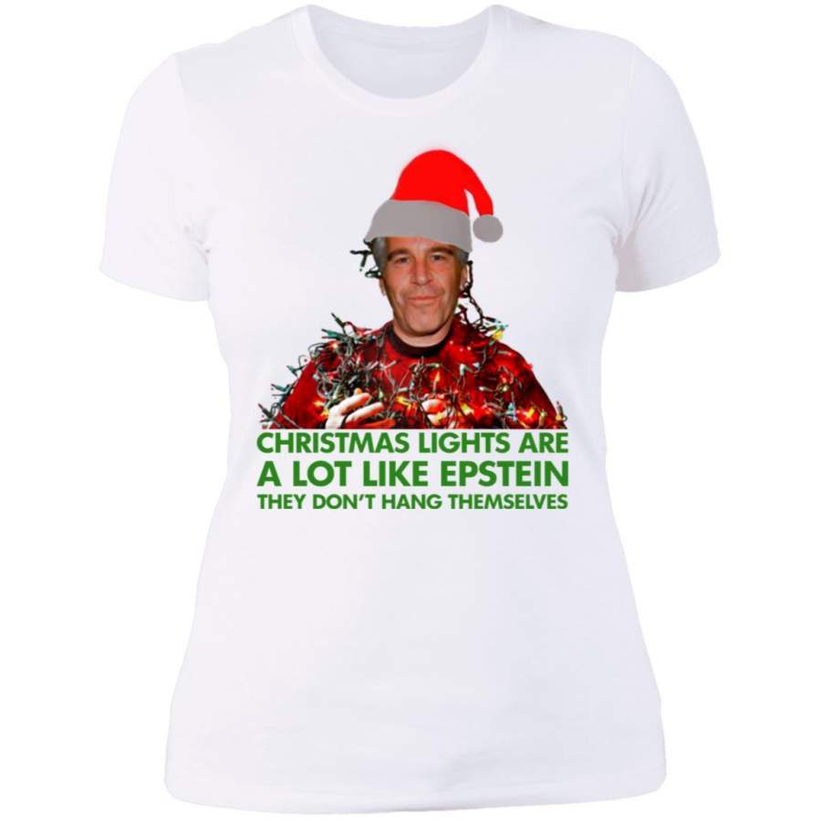 Christmas Lights Are a Lot Like Epstein They Don't Hang Themselves