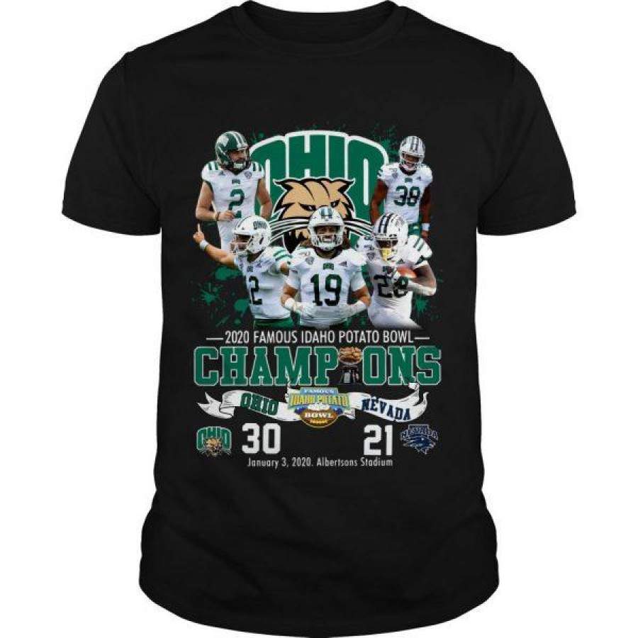 2020 Famous Idaho Potato Bowl Champions Ohio vs Nevada Shirt 600×600 Trending T Shirt