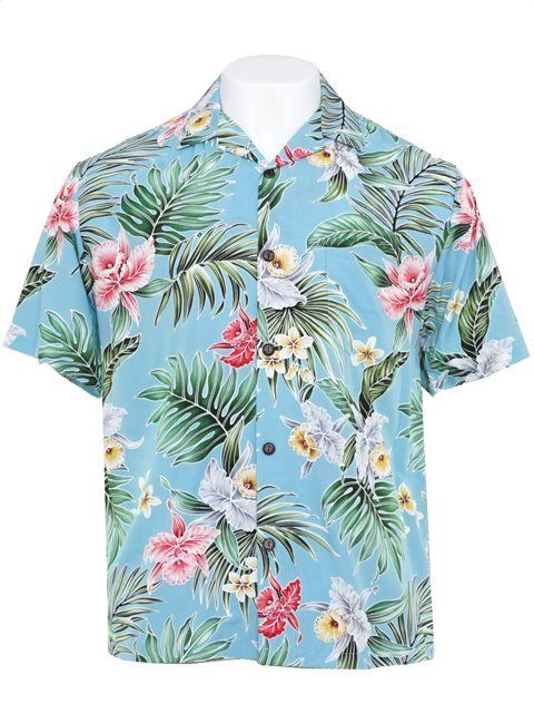 Orchid Multicolor Unique Design Hawaii Shirt Ha47703