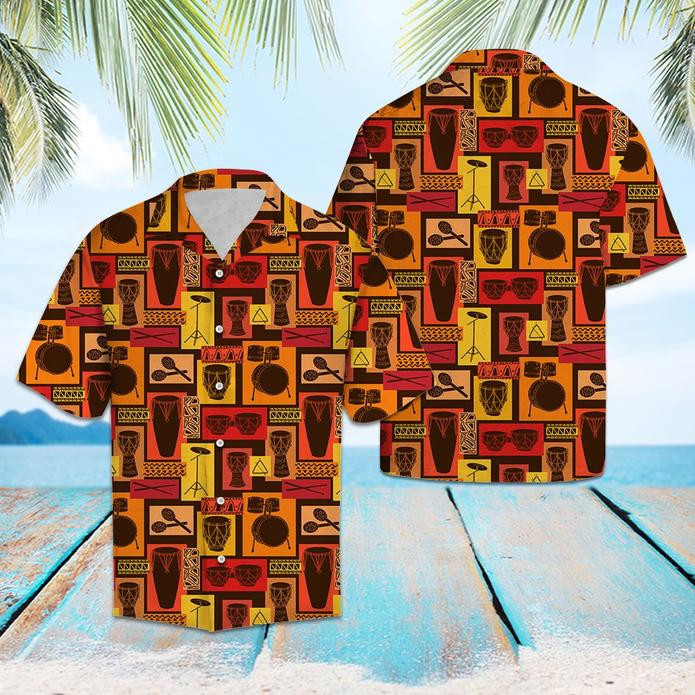 Drums Percussion Sets Hawaii Shirt Unisex Adult Ha83412