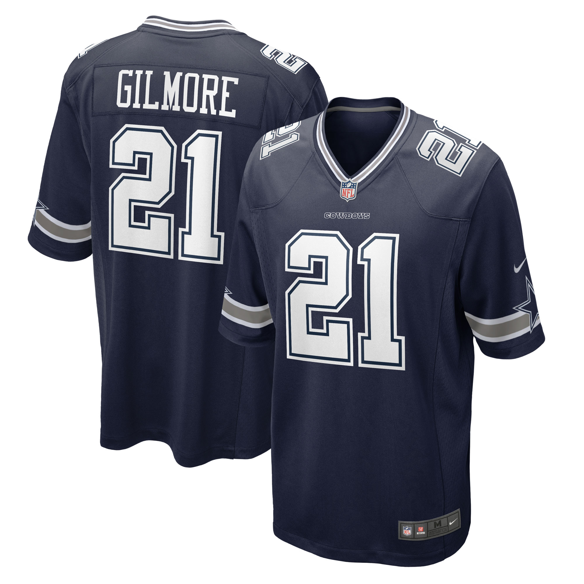 Men’s Dallas Cowboys Stephon Gilmore Navy  Game Jersey