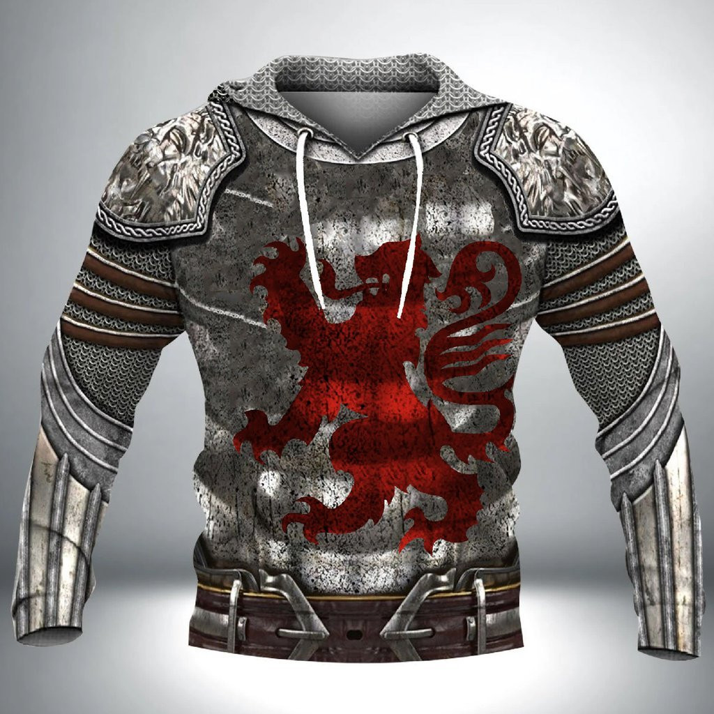 Scotland Armor Knight Warrior Chainmail 3D All Over Printed Shirts For Men And Women Tt290201