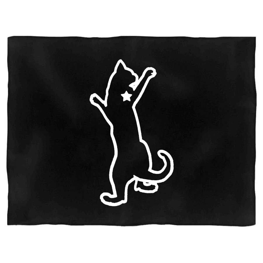 Cat Shoulder Kitten Star Usa Soft Meow Indiana Blanket