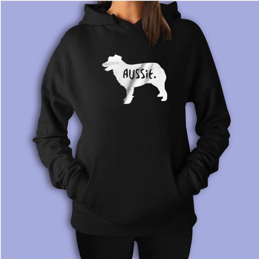 Australian Shepherd Dog Puppy Doggy Aussie Women’S Hoodie