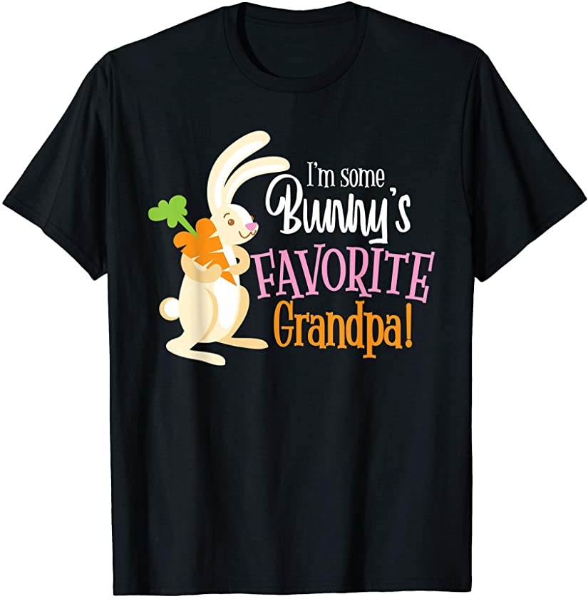 Mens Some Bunny’s Favorite Grandpa Happy Easter My Gramp Grampa T-Shirt