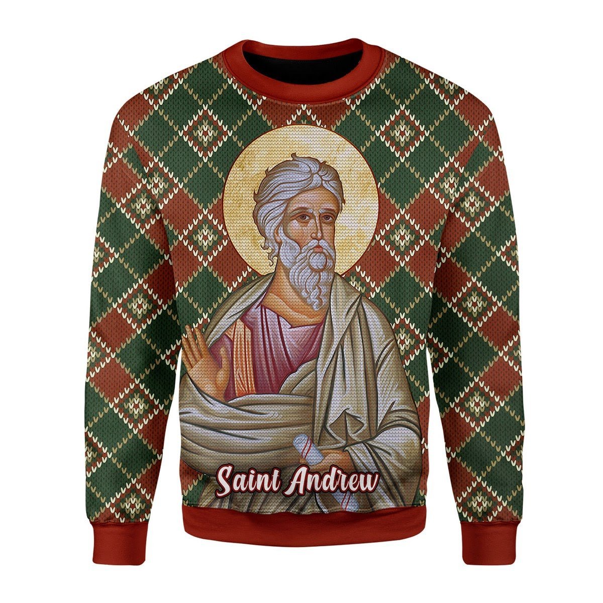 Andrew The Apostle Ugly Christmas Sweater | Unisex | Adult | Us3636