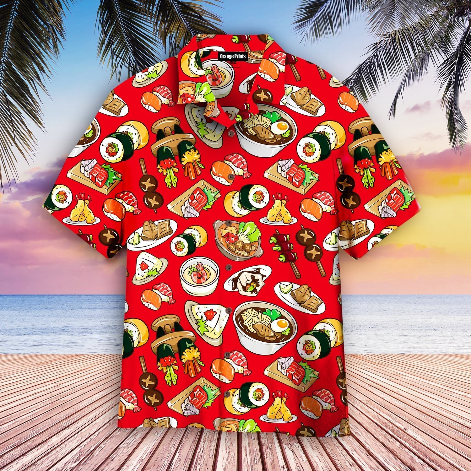 Sushi High Feeling Style Aloha Hawaii Shirts For Men Women Ha32703