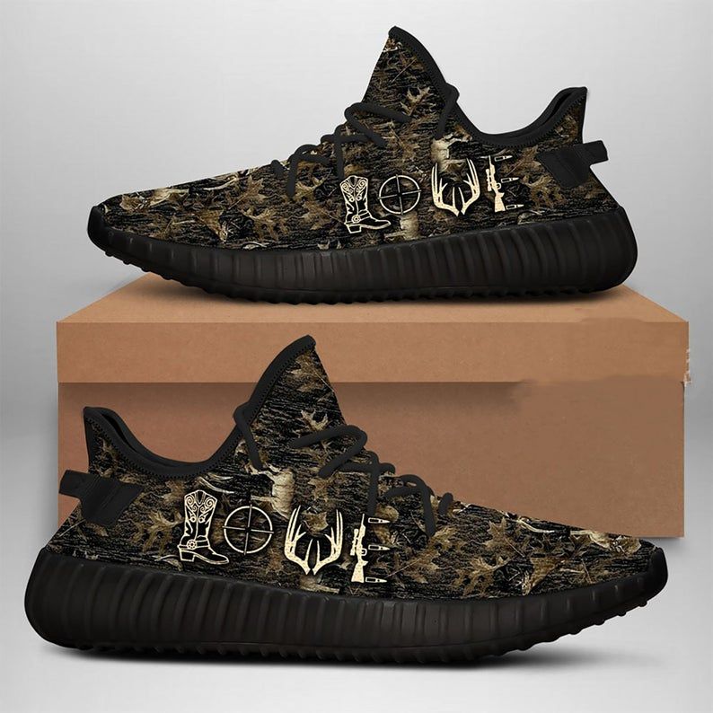 Hunter Hunting Love YZ Boost Sneakers Running Shoes, YZ Style, YZ Sports Gift For Adults