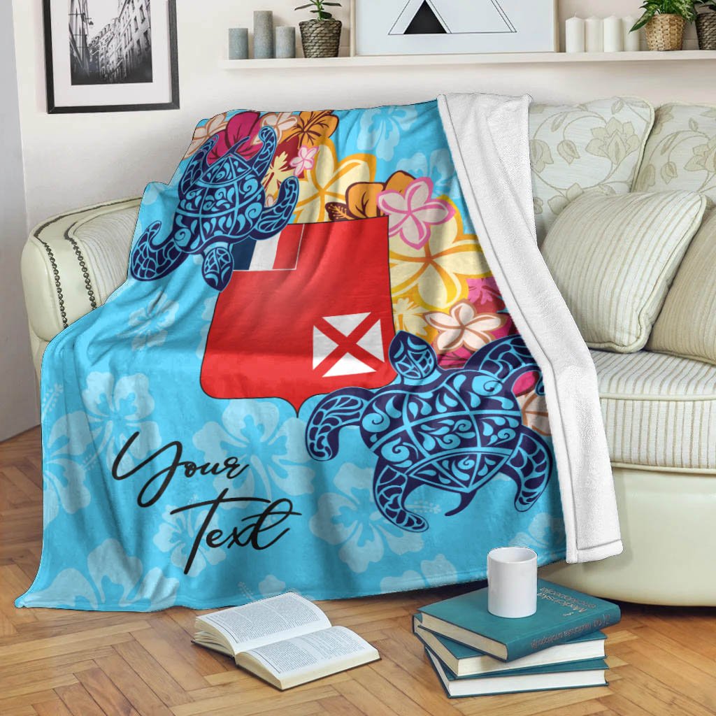 Wallis and Futuna Custom Personalised Premium Blanket – Tropical Style – BN01