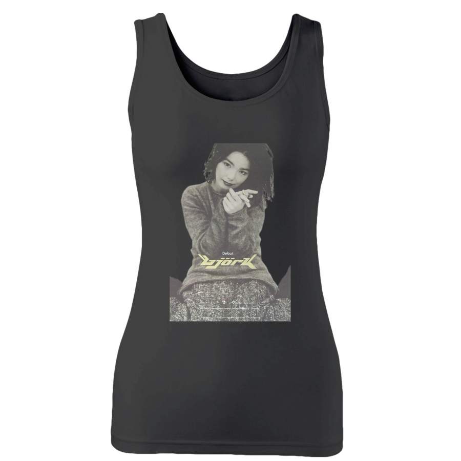 Bjork Pose Cute Woman’s Tank Top