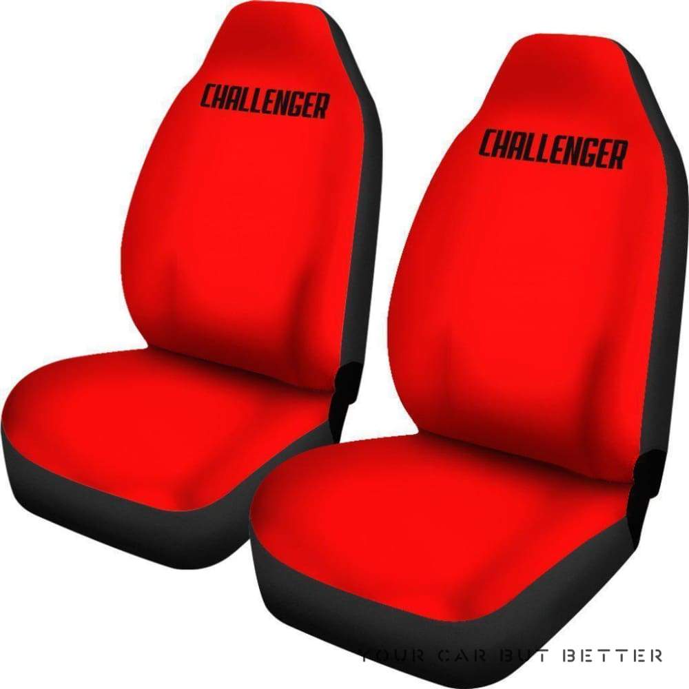 Dodge Challenger Red Seat Covers 205621