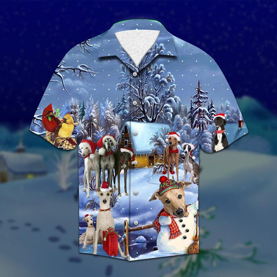 Greyhound Christmas Hawaii Shirt Ha39416