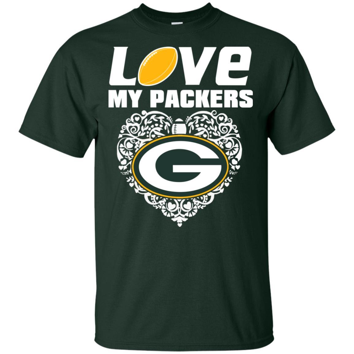 I Love My Teams Green Bay Packers T Shirt