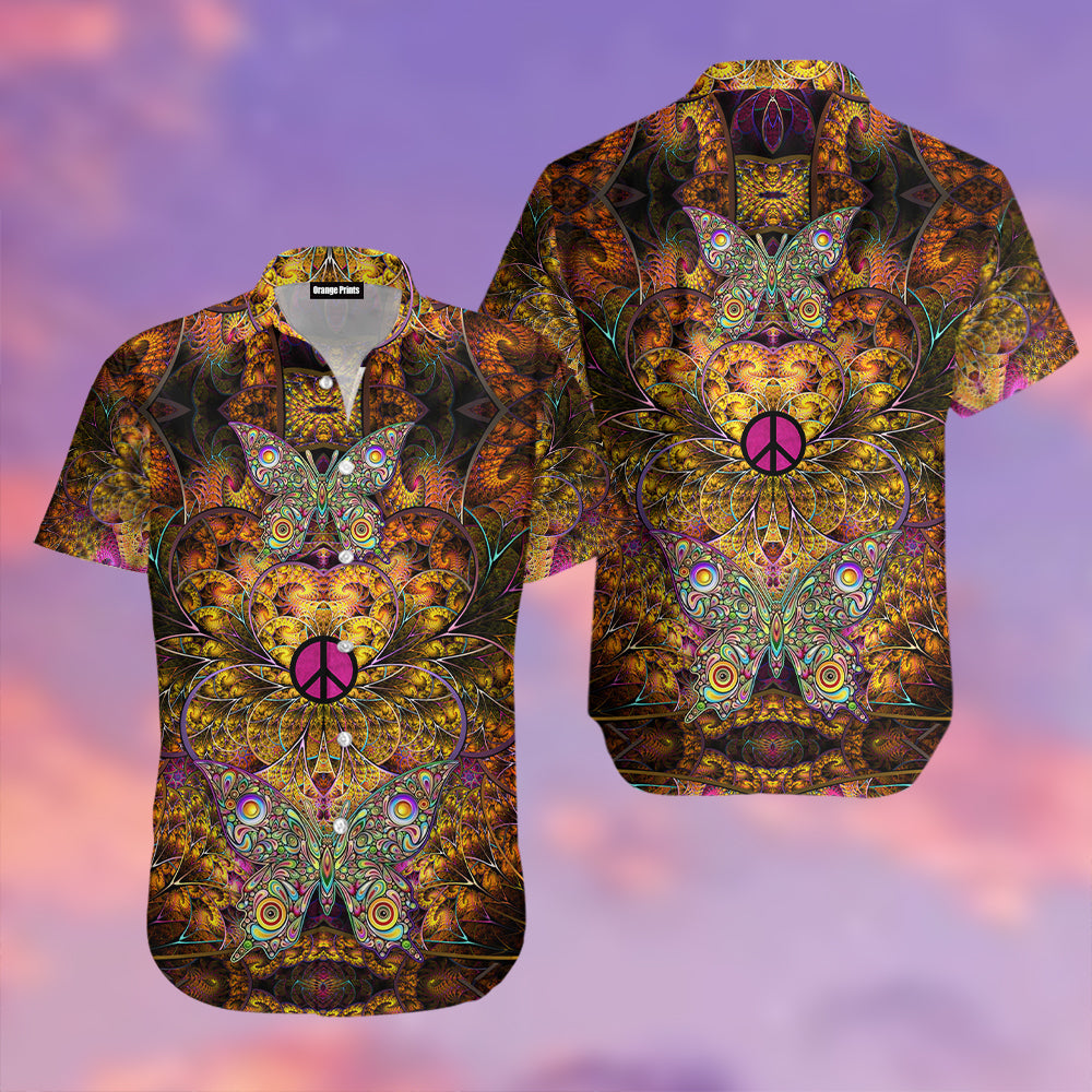 Hippie Style Hawaii Shirt For Men Women Adult Ha97088