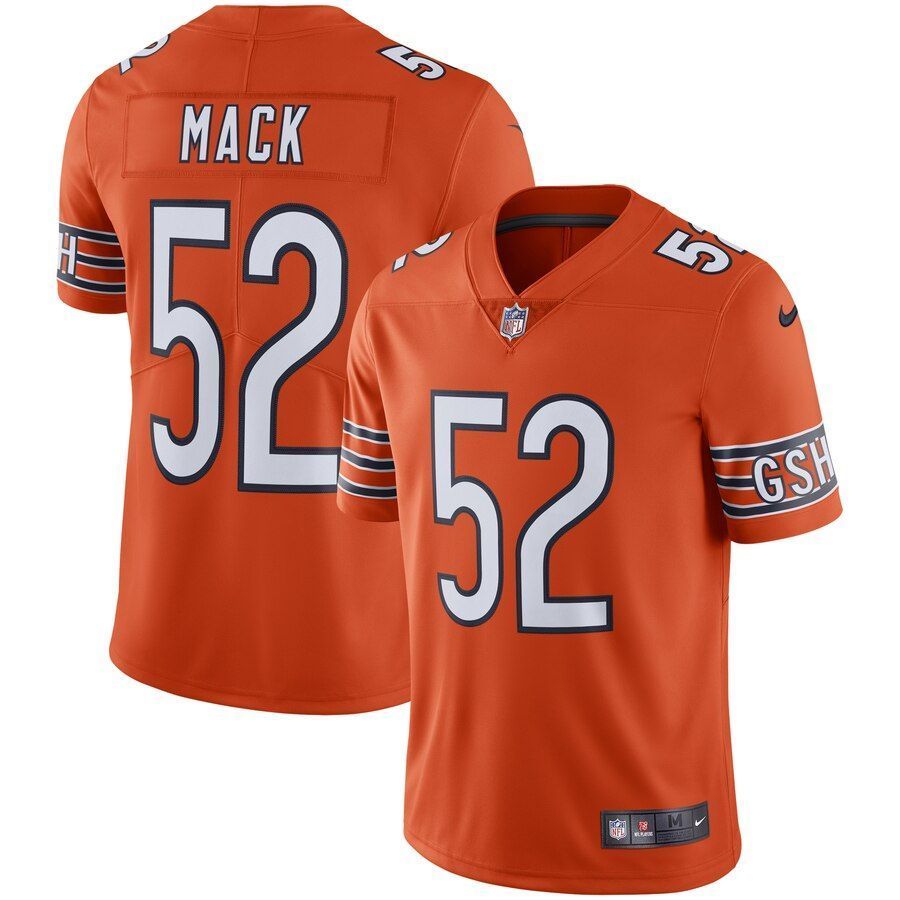 Khalil Mack Chicago Bears Vapor Limited Jersey Orange 2019