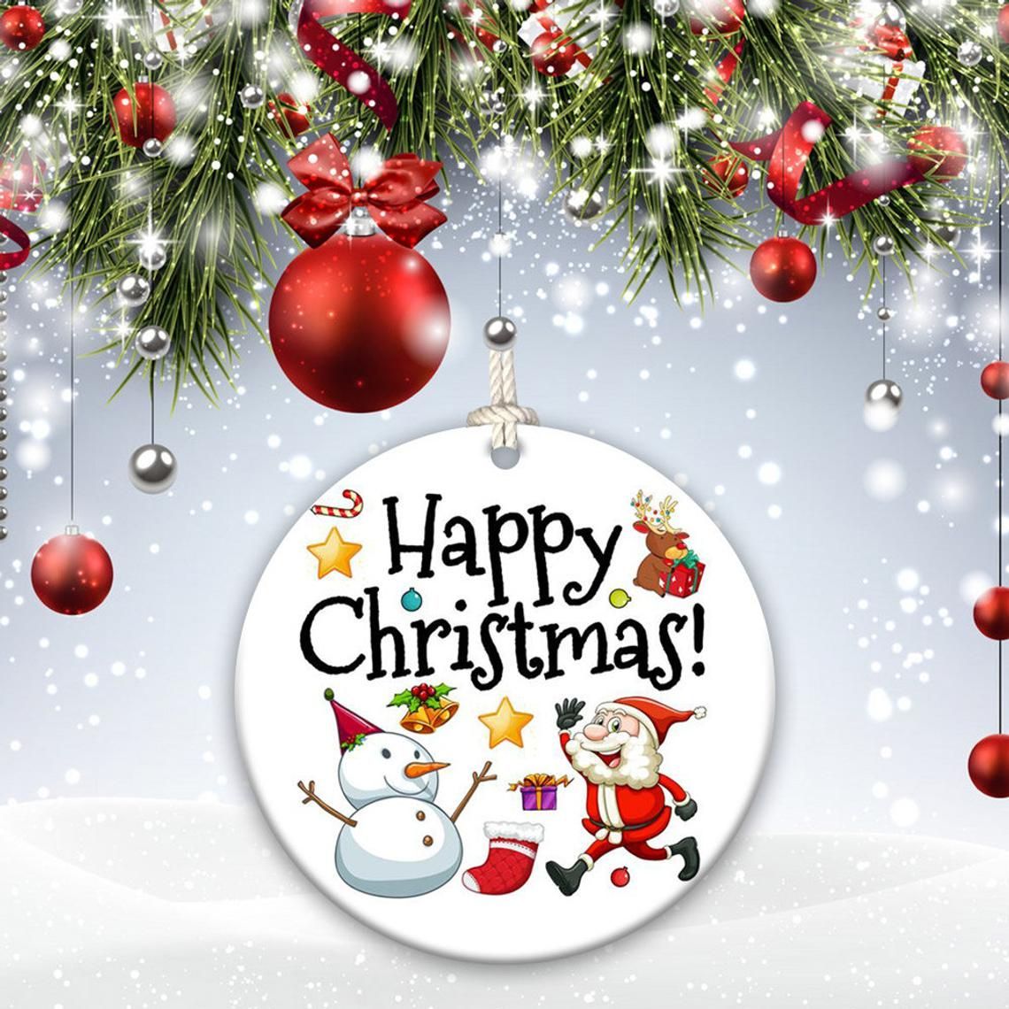 We Wish You A Merry Christmas Jingle Bells Jingle Bells Christmas Ornaments