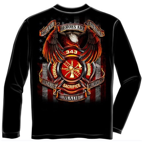 343 Fallen Heroes Mens Long Sleeve T-Shirt