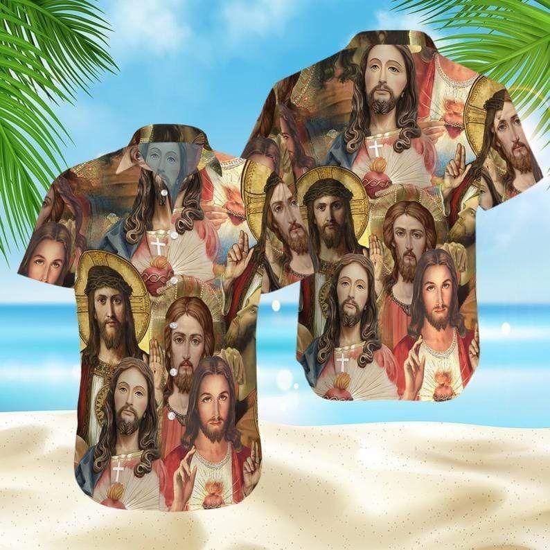 Order Jesus Christmas Hawaii Aloha Shirts Ha93457