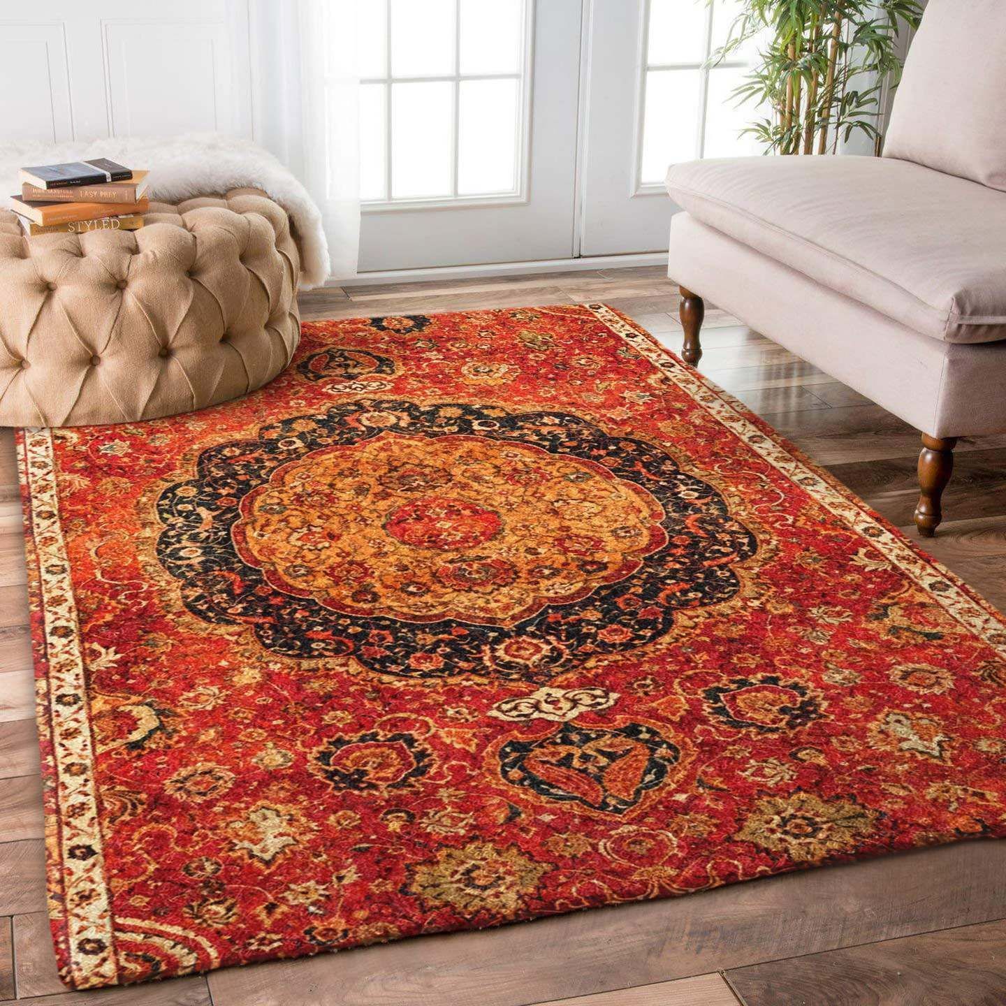 Flower Retro Rug