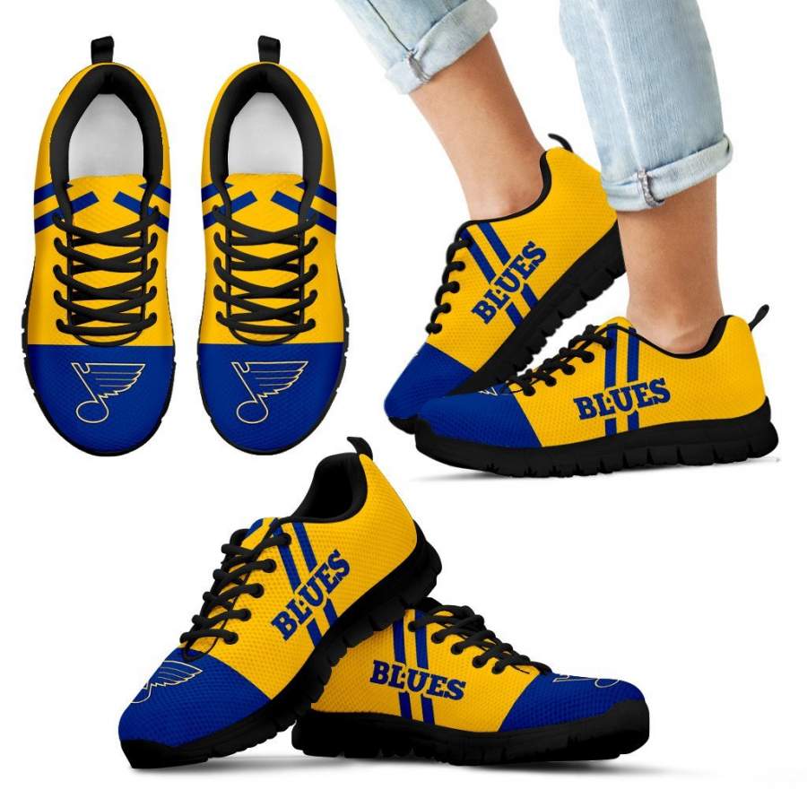 Line Stripe Logo Bottom St. Louis Blues Sneakers