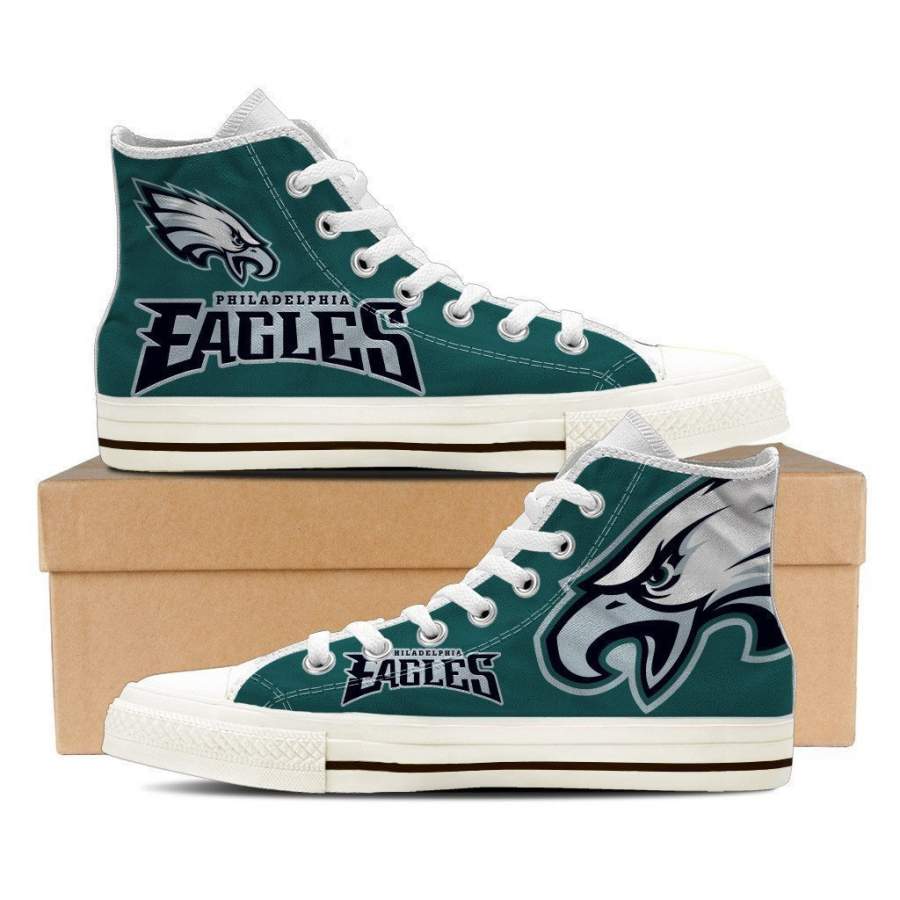 Philadelphia Eagles Mens High Top Sneakers High Top – Fit Fit Apparel
