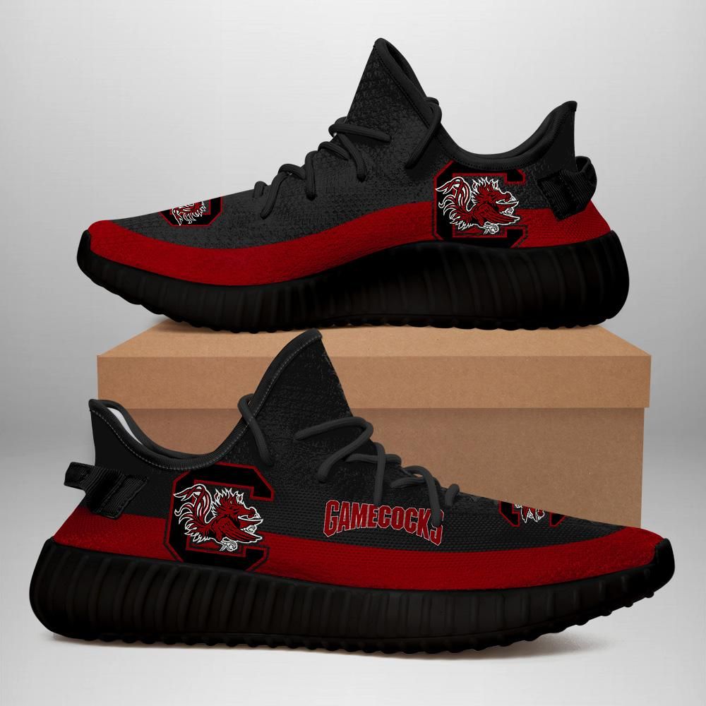 South Carolina Gamecocks Unisex Sneaker Football Custom Shoes South Carolina Gamecocks Yeezy Boost 350