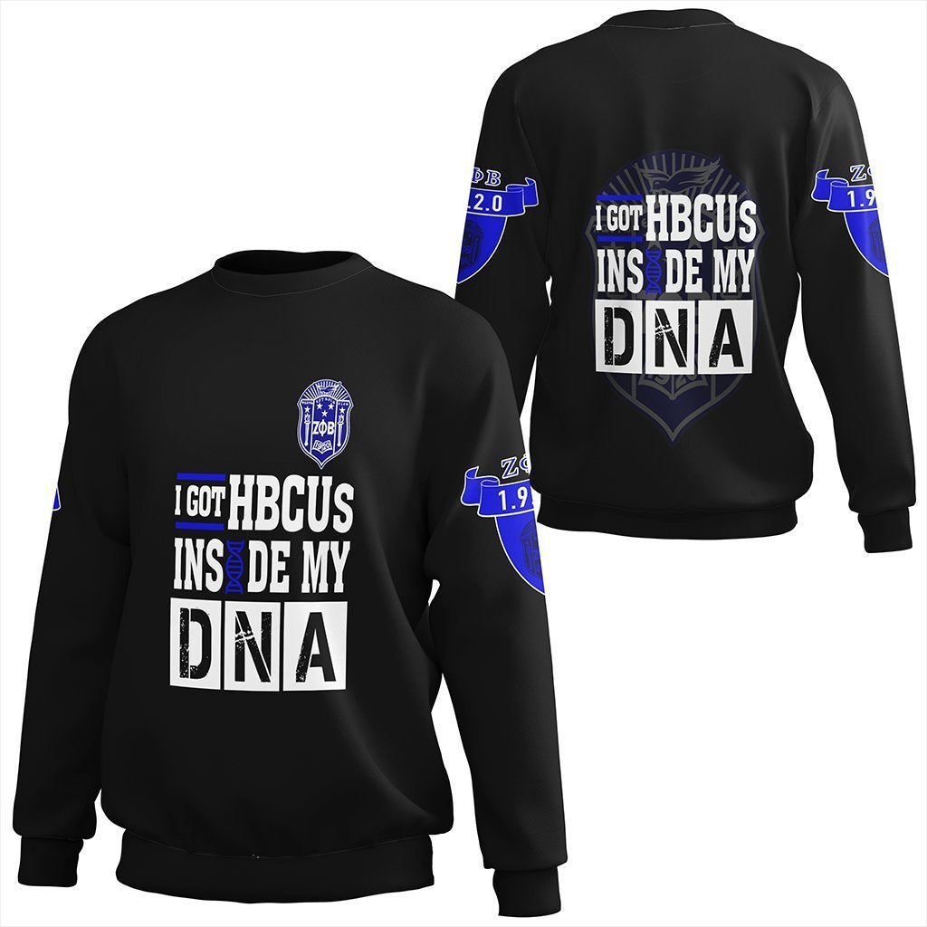 Greek Life Sweatshirt – Zeta Phi Beta Hbcu Dna Sweatshirt