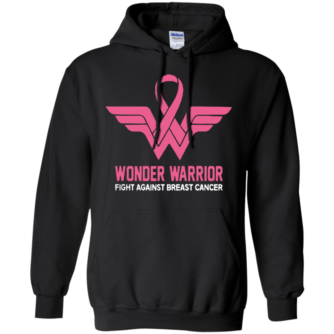 Wonder warrior fight against breast cancer shirt Hoodie