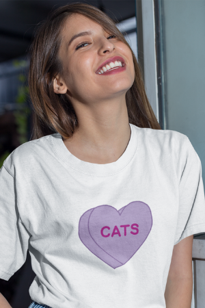 Cats Candy Heart | Tee