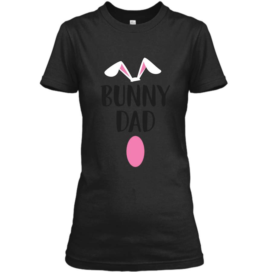 Easter Bunny Dad T-Shirt Easter Matching Family Ladies Custom