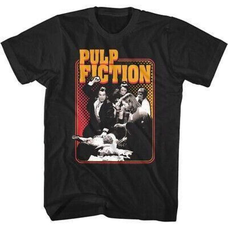 Pulp Fiction Shot of Adrenaline Men’s Movie Poster Tarantino Movie  T-Shirt