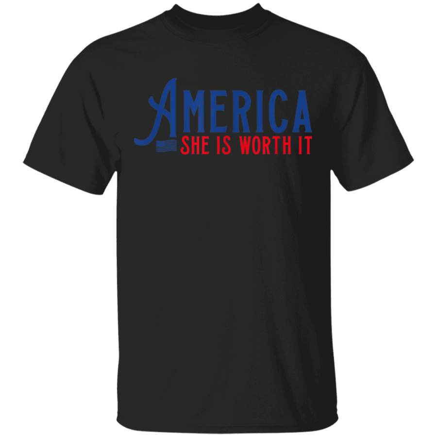 America She Is Worth It Fair Impeachment Trial Schiff TShirt