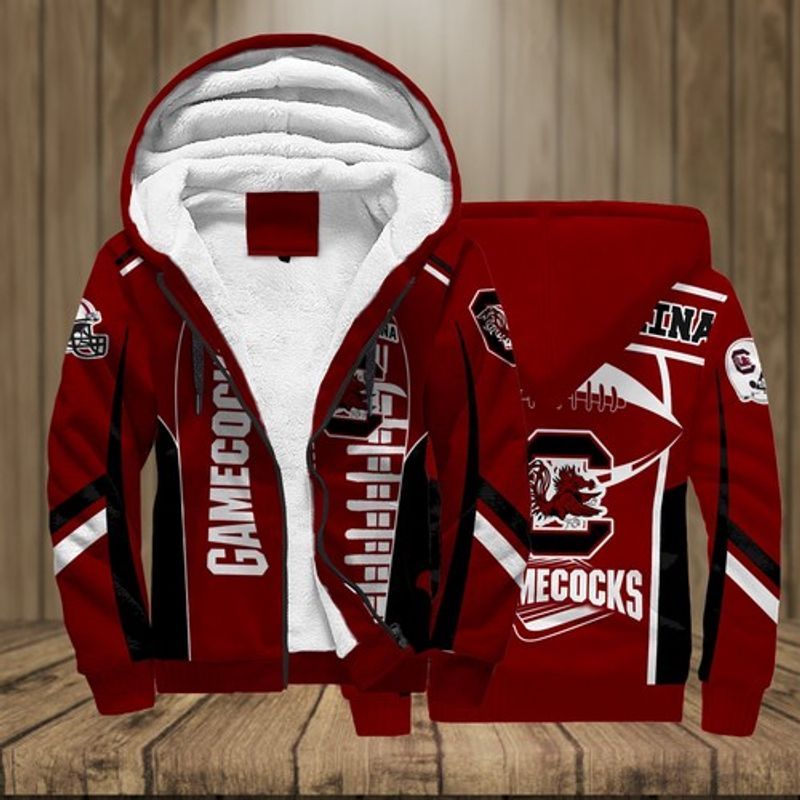 South Carolina Gamecocks Football Lover Full Gift For Fan Zipper Fleece Hoodie H97