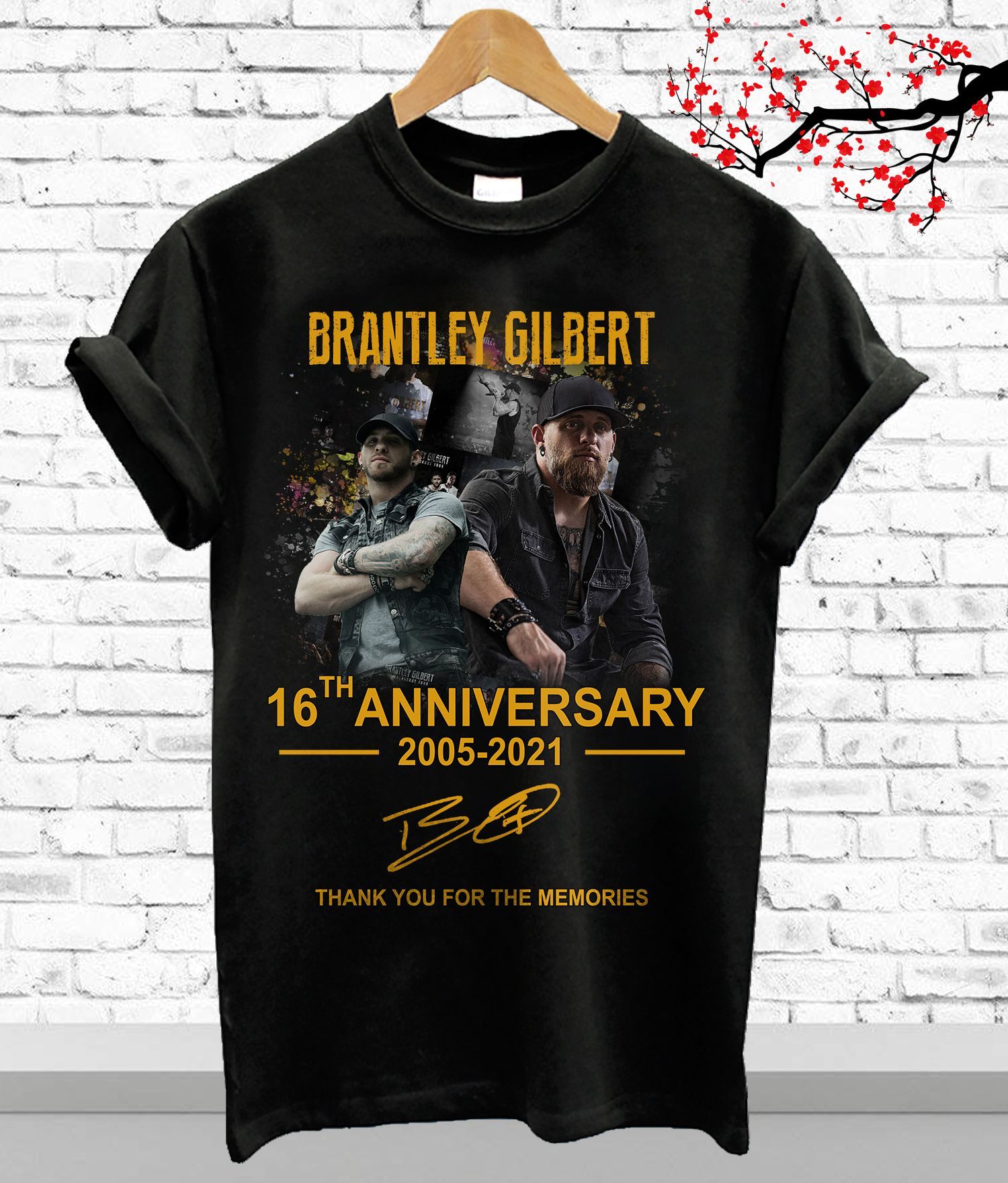 Brantley Gilbert Shirts, T-Shirt 2D – Spnv99