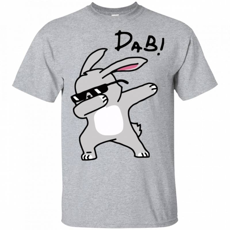 Dabbing Easter Bunny Funny Easter Gift Shirt For Men Woman Kid VA03