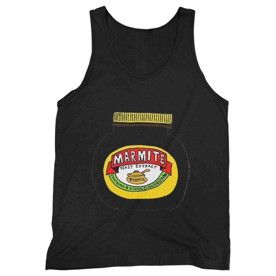 Hand Drawn Marmite Man’s Tank Top