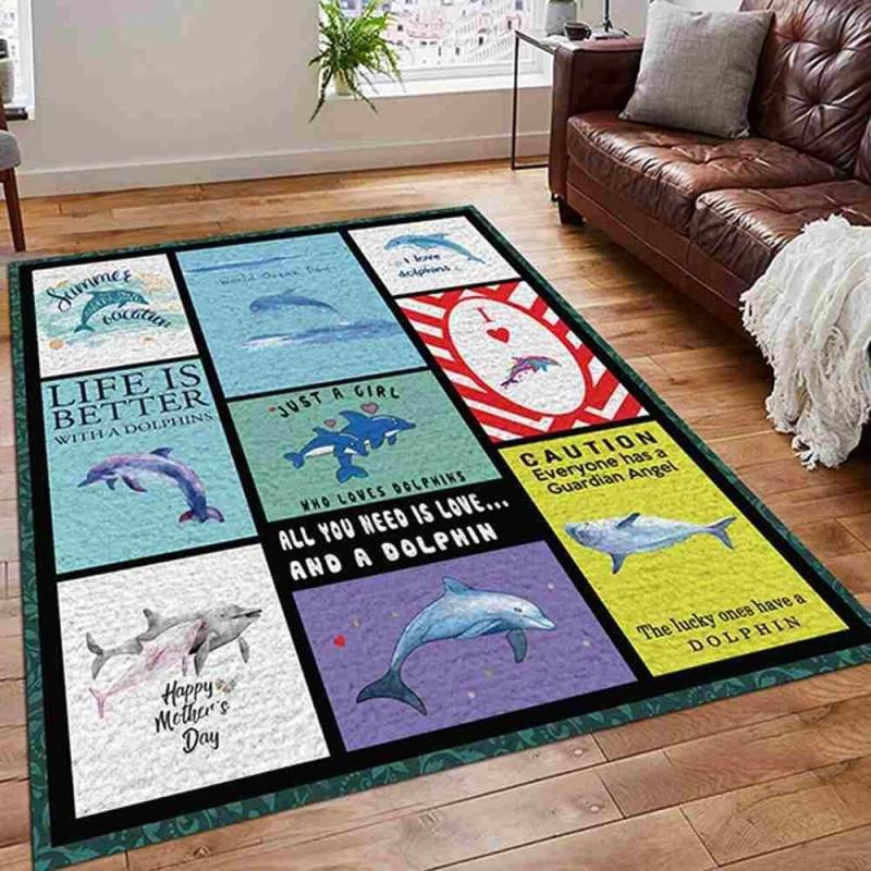 Dolphin Rug Loving