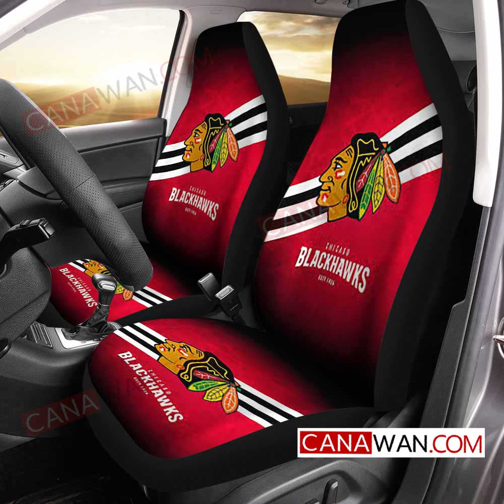 Chicago Blackhawks Style099 3D Customized Personalized Car Seat Cover