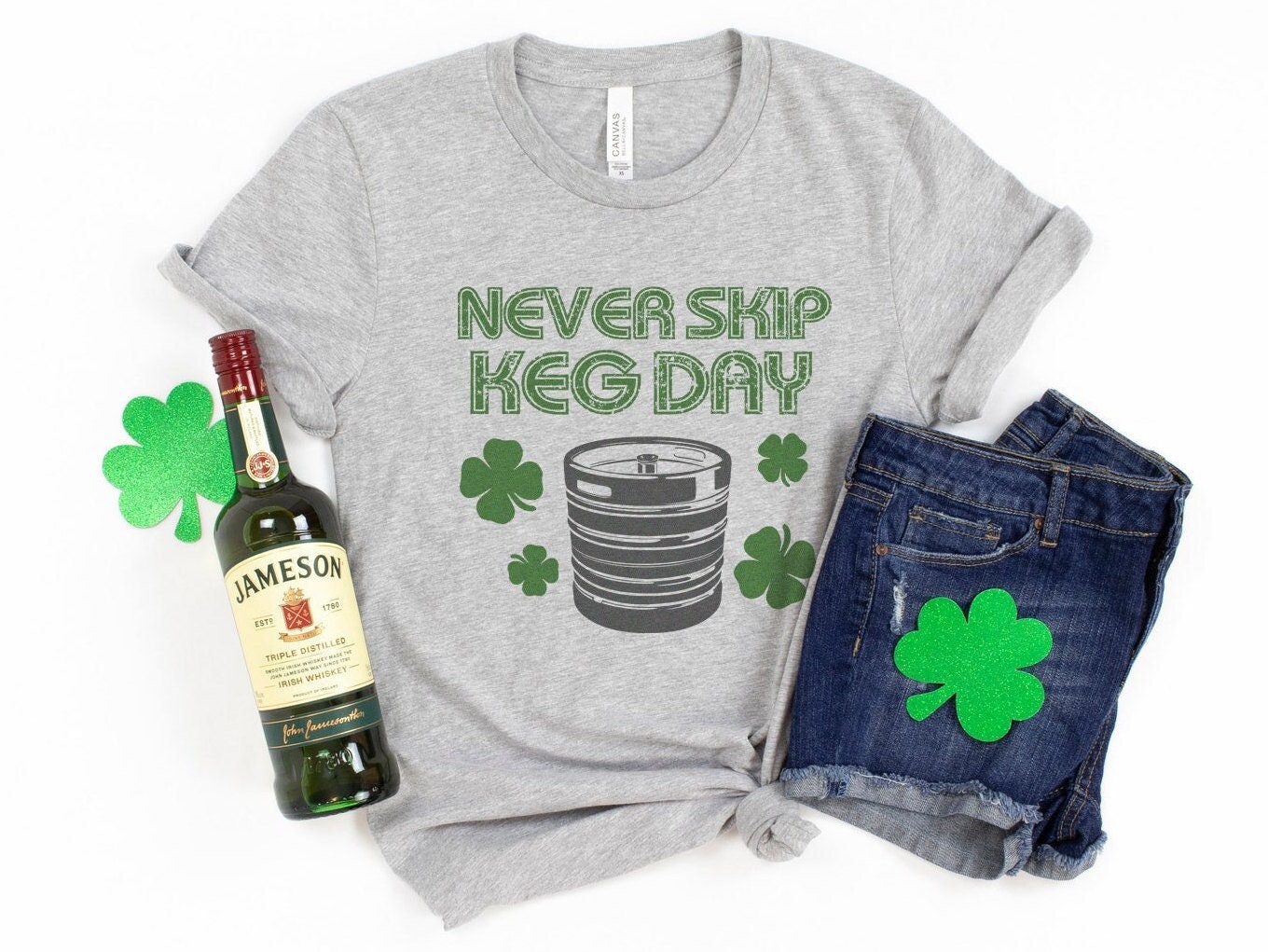 Never Skip Keg Day T-Shirt | Funny St. Patrick’s Day Workout Shirt | Irish sayings Tshirt | Funny St. Patty’s Day Gift | St. Paddy’s Day Tee