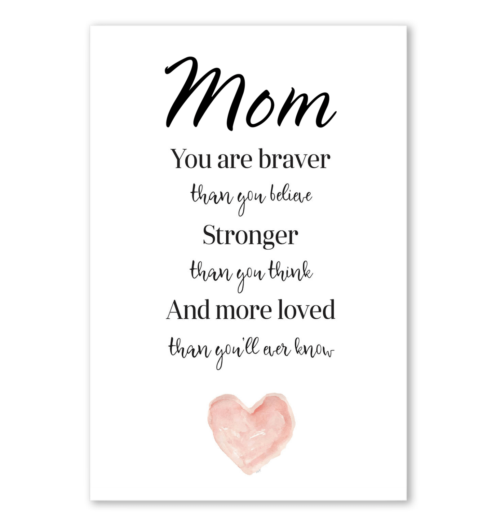 Perfect Gift For Your Mom Canvas And Poster