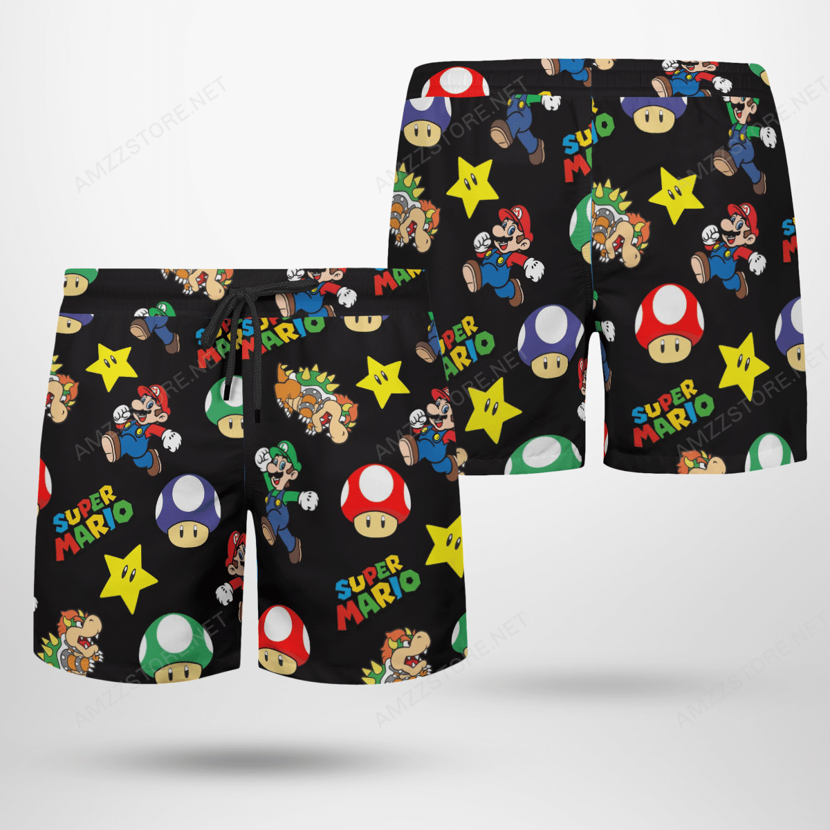 Super Mario Bros Nes Game Hawaii Short Summer Shorts Men Ha98150