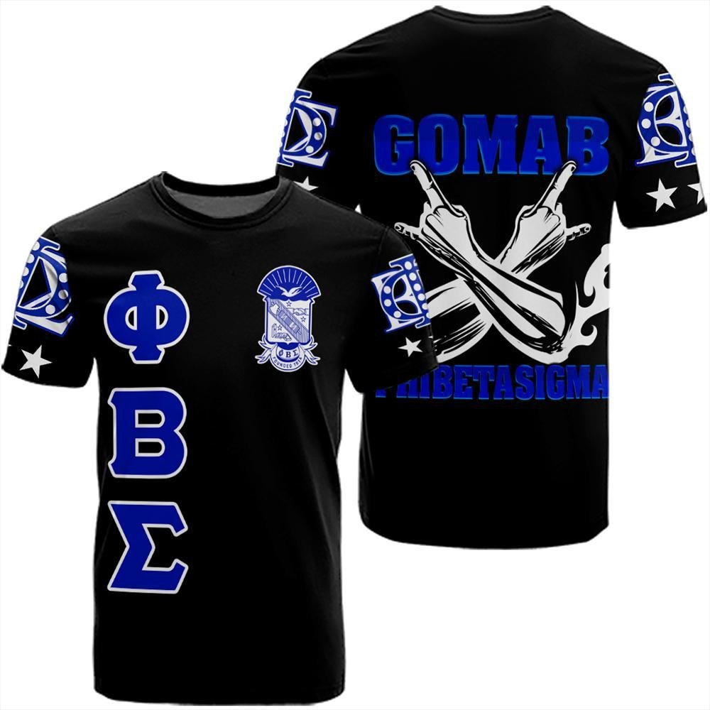 Fraternity Tshirt – Phi Beta Sigma Letters Tshirt