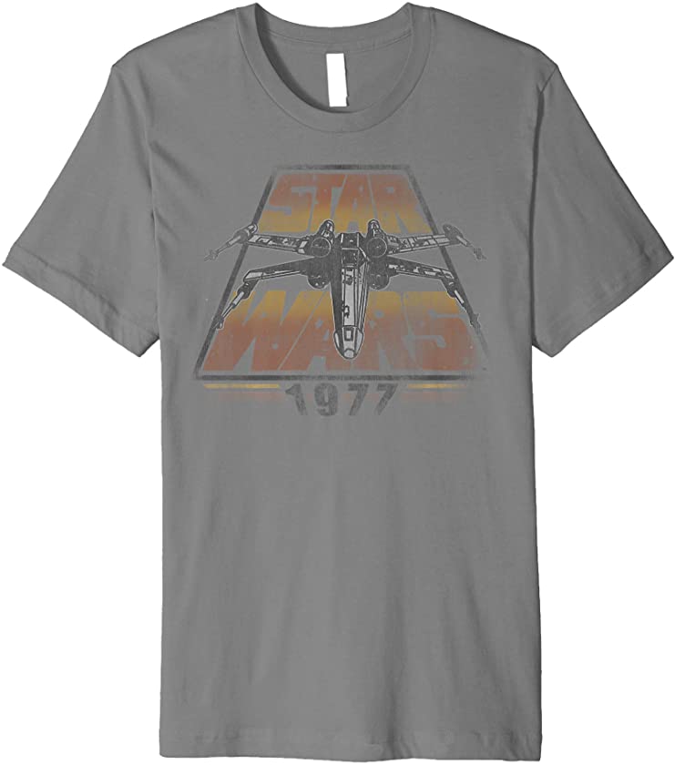 X-Wing 1977 Vintage Retro Premium Graphic T-Shirt