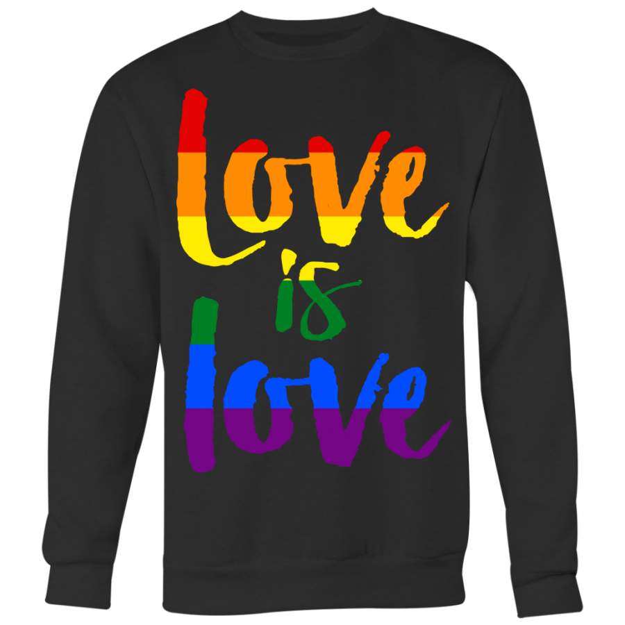 Love is Love Rainbow Shirt, LGBT Shirt, Gay Pride Shirt