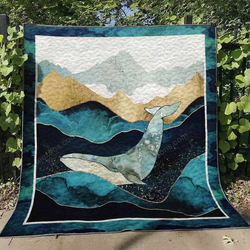 Whale Ver2 Blanket TH1507 Quilt