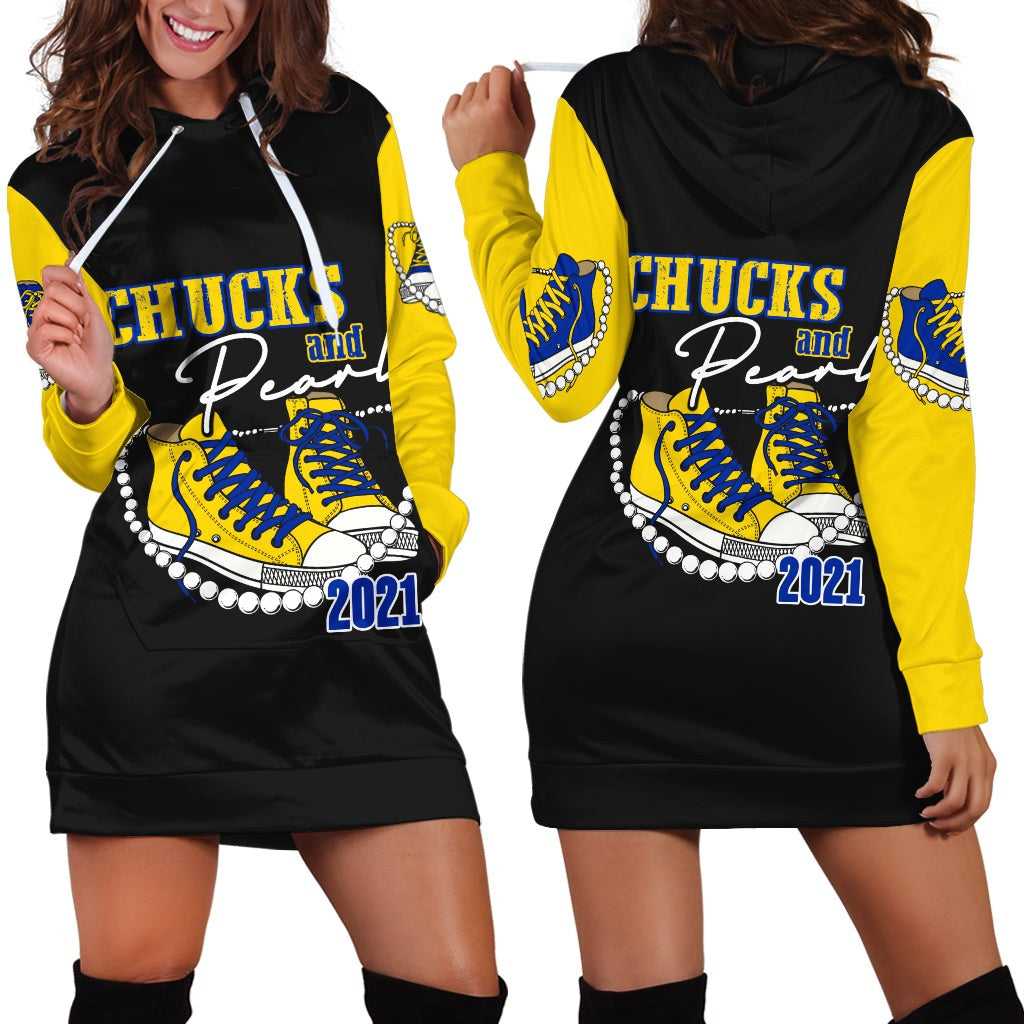 Sorority Dress – Sigma Gamma Rho K.H Pearls 2021 Hoodie Dress