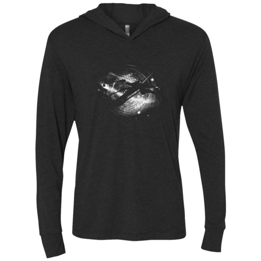 X wing Triblend Long Sleeve Hoodie Tee