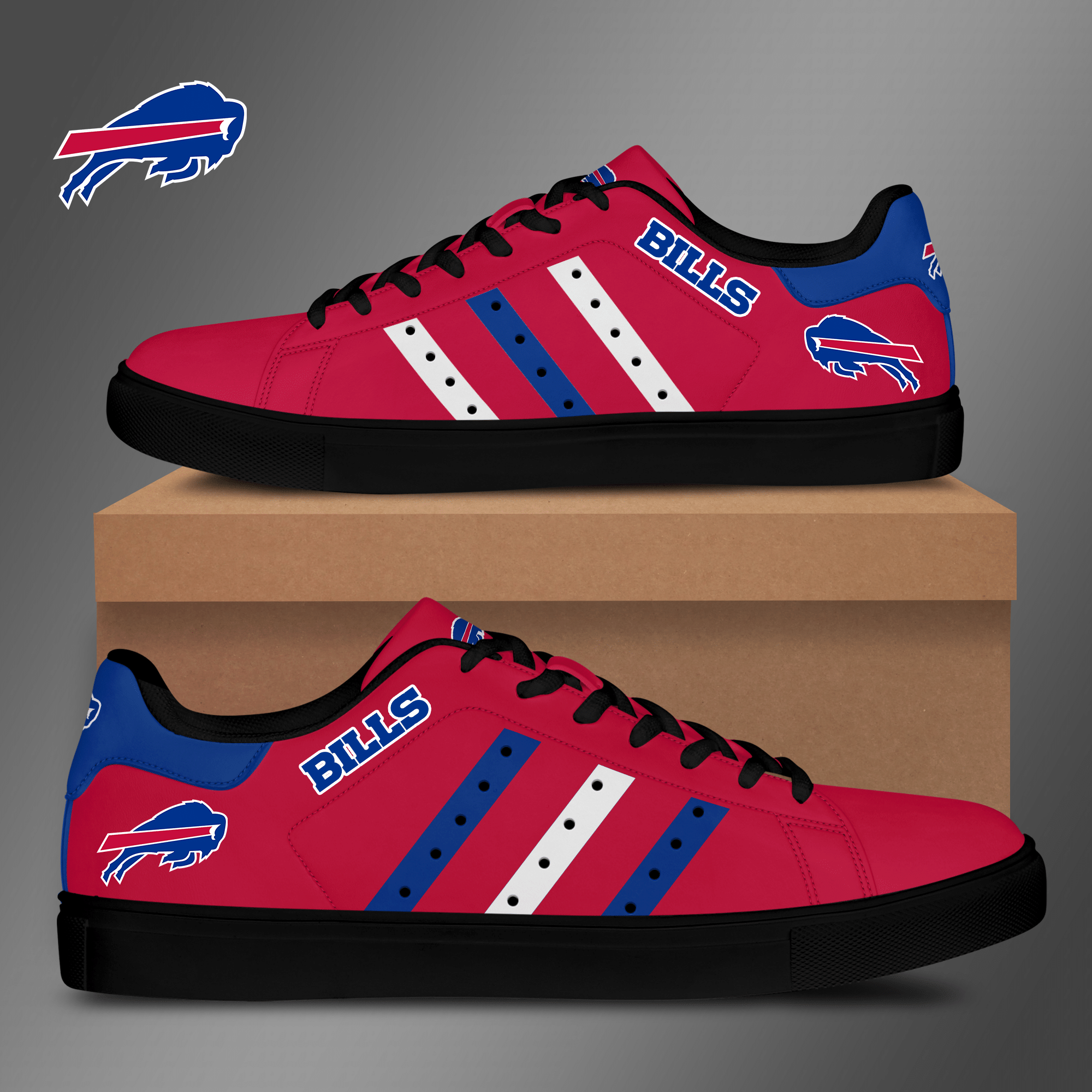 Buffalo Bills Low Top Shoes V12