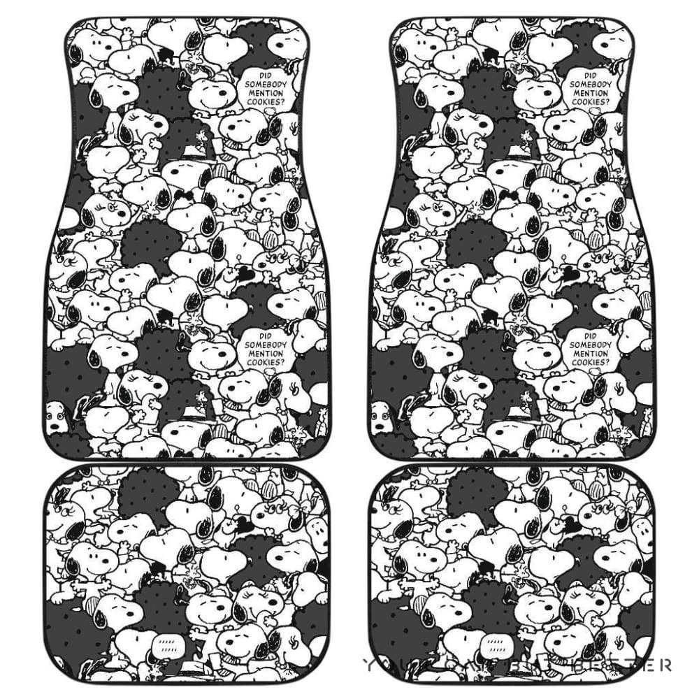 Snorider Design Snoopy Car Floor Mats Personalized Car Seat Floor Mat Custom Print